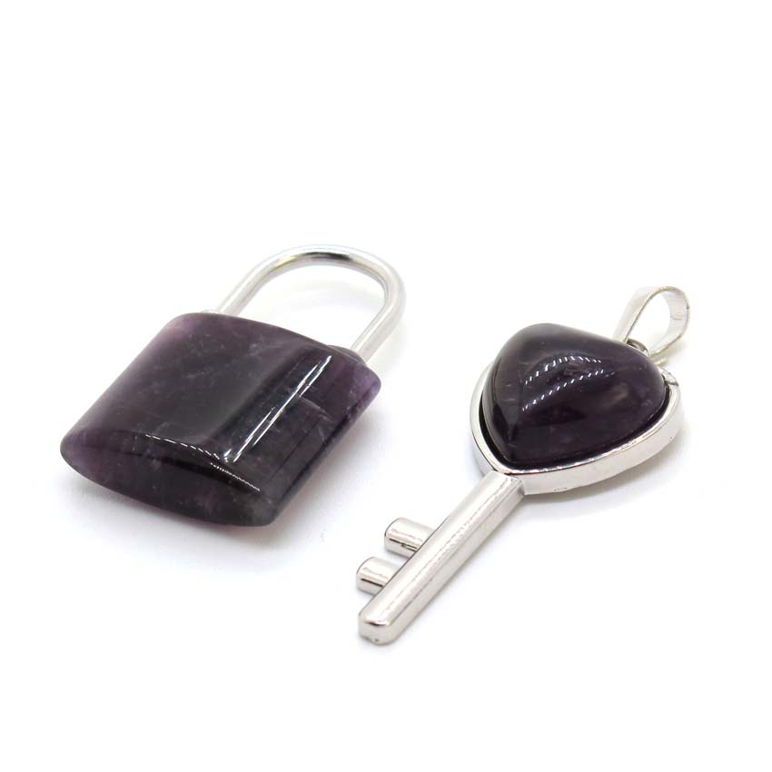 Natural Crystal Couple Lock Ne - Women Fashion Pose recensione e prezzo