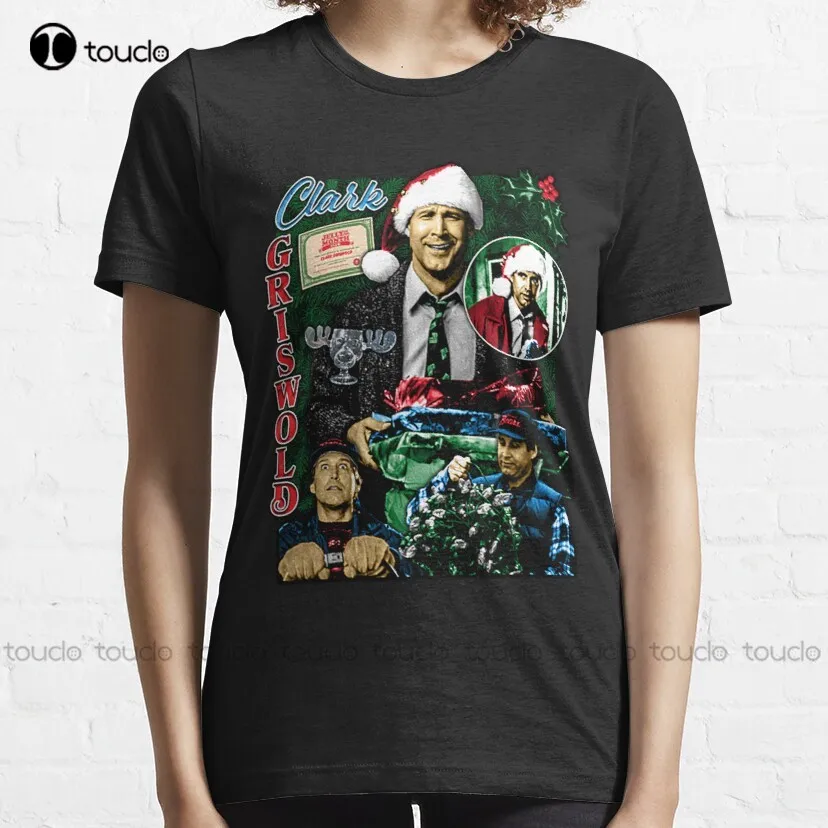 Vintage Clark Griswold  Christ - Women'S Fashion Graphic Tees recensione e prezzo