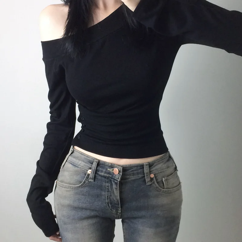 Y2K Vintage Pleated Button T-S - Women'S Fashion Tops recensione e prezzo
