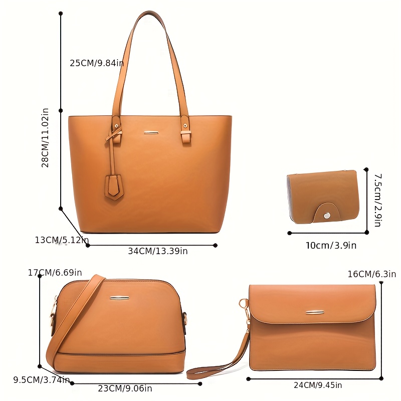 4pcs Fashion Women's Bag Sets  - Crossbody Bag Women recensione e prezzo