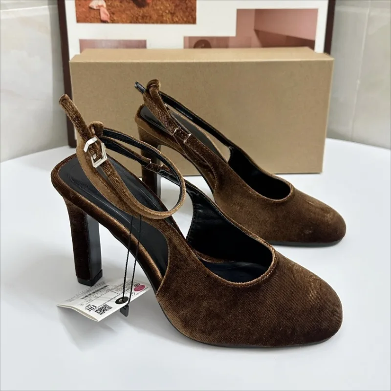 Retro Brown Suede Summer Women - Women'S Fashion Brand Shoes recensione e prezzo