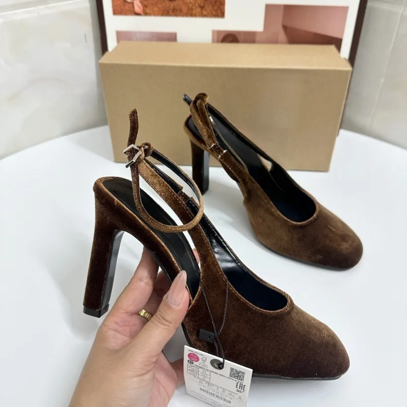 Retro Brown Suede Summer Women - Women'S Fashion Brand Shoes recensione e prezzo