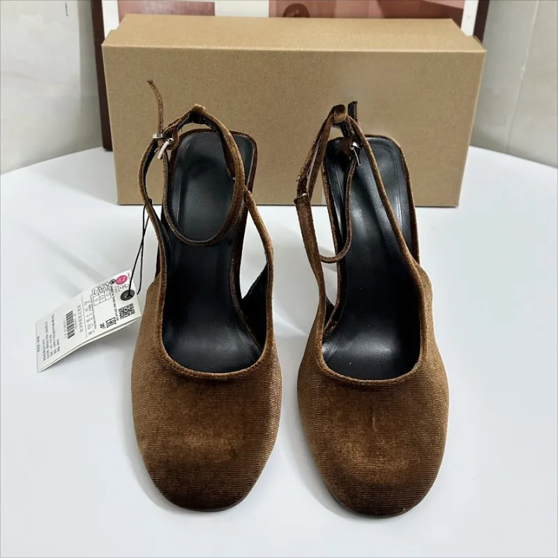 Retro Brown Suede Summer Women - Women'S Fashion Brand Shoes recensione e prezzo