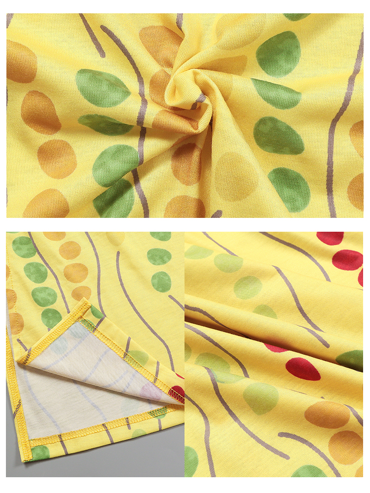 Plus Size Yellow Printed Midi  - Maxi Dress Boho recensione e prezzo