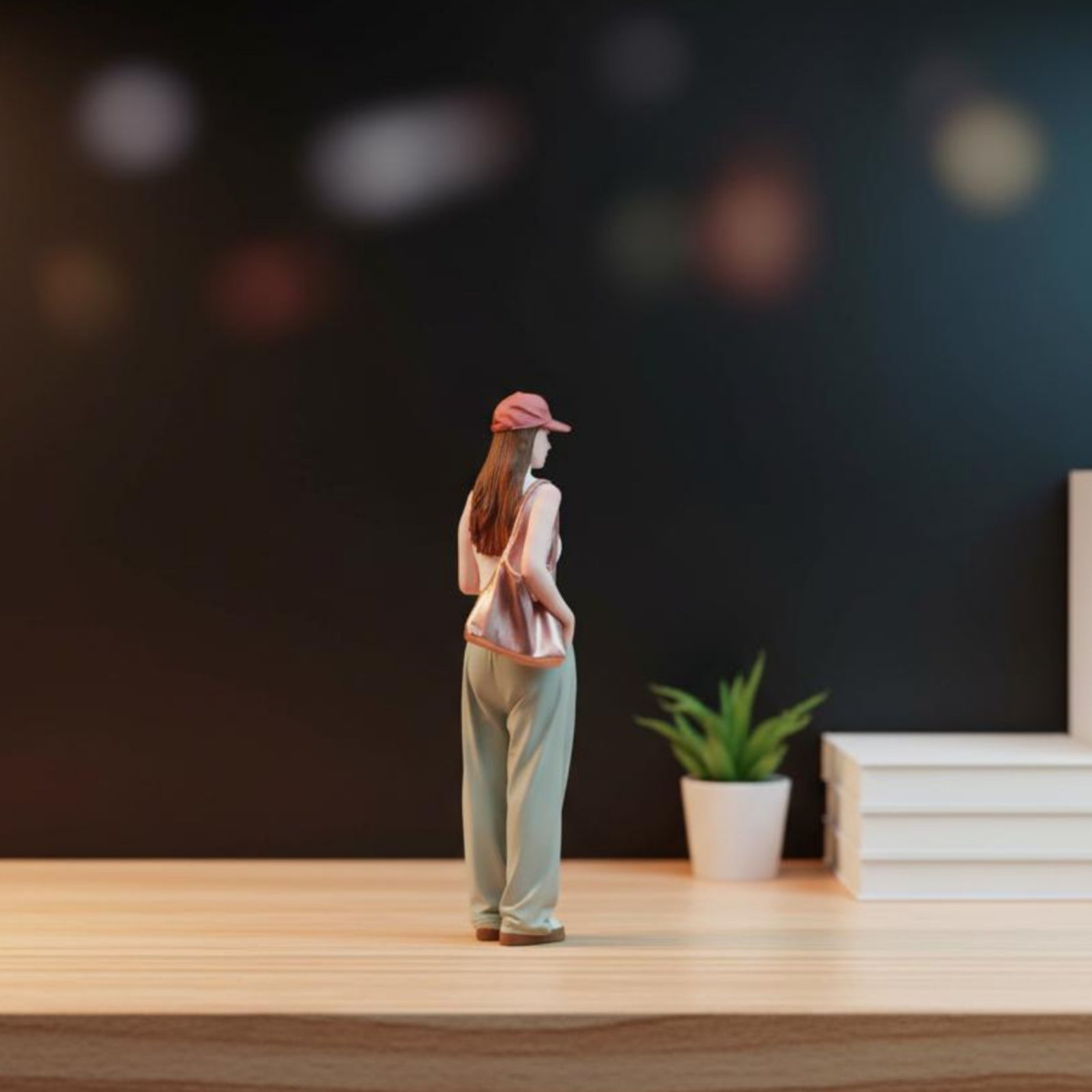 Girl Figure Holding Coffee Col - Women Fashion Pose recensione e prezzo