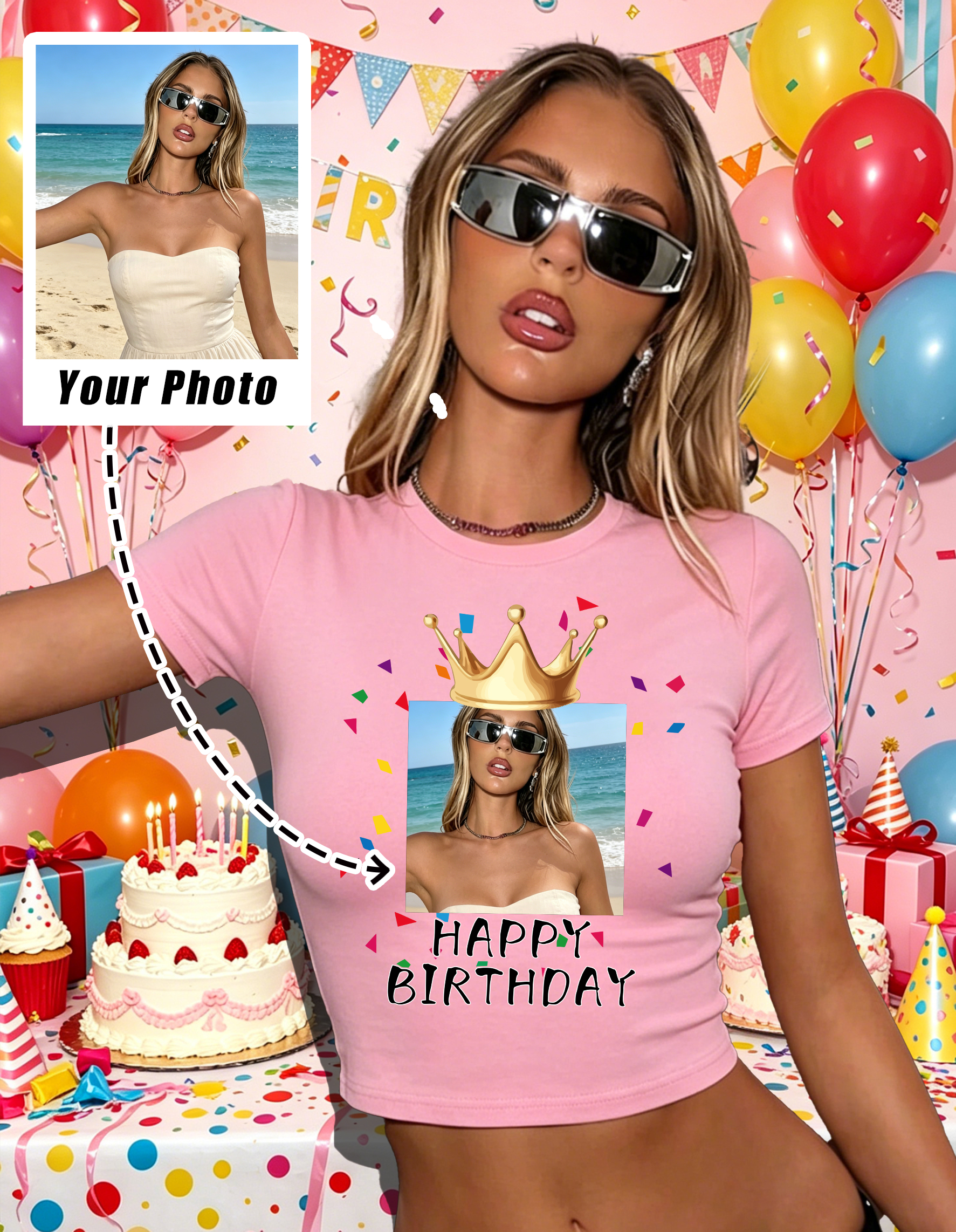 Custom Graphic Logo  Slim T Sh - Women'S Fashion Graphic Tees recensione e prezzo