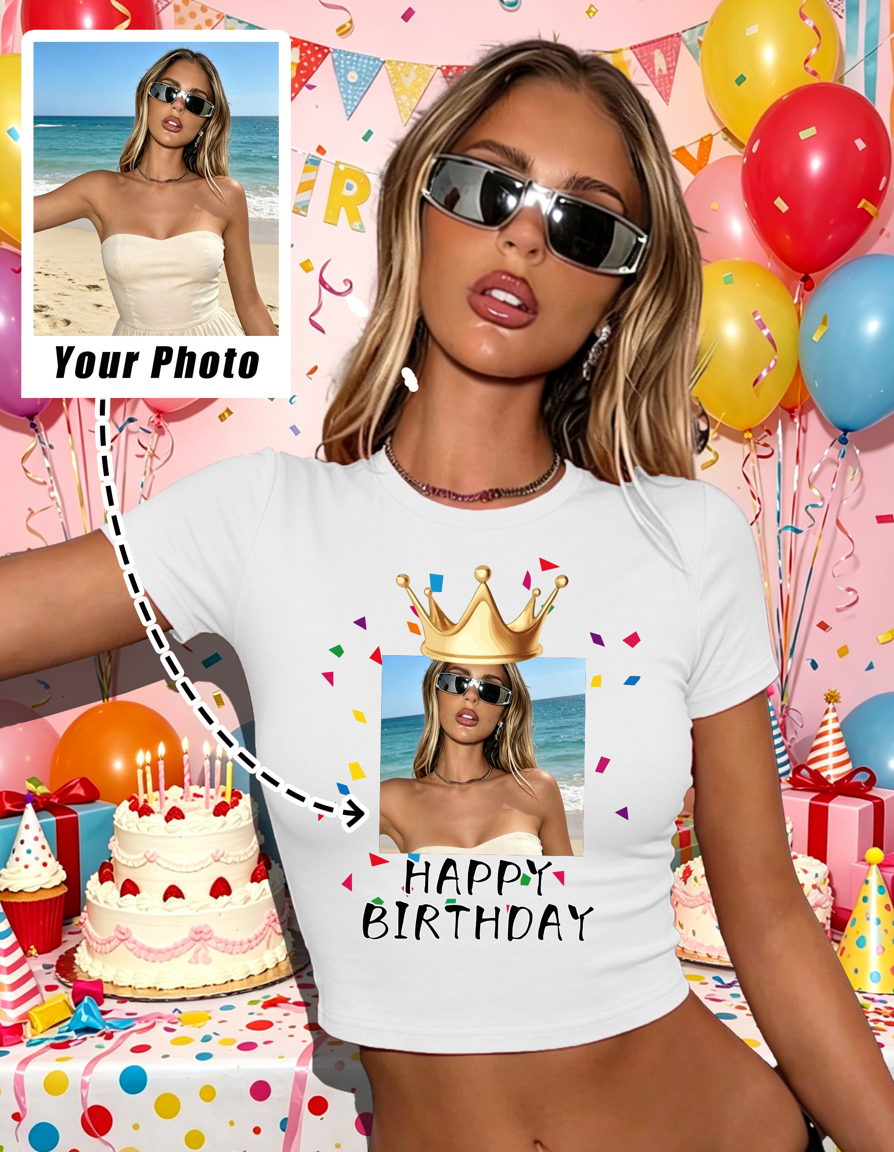 Custom Graphic Logo  Slim T Sh - Women'S Fashion Graphic Tees recensione e prezzo