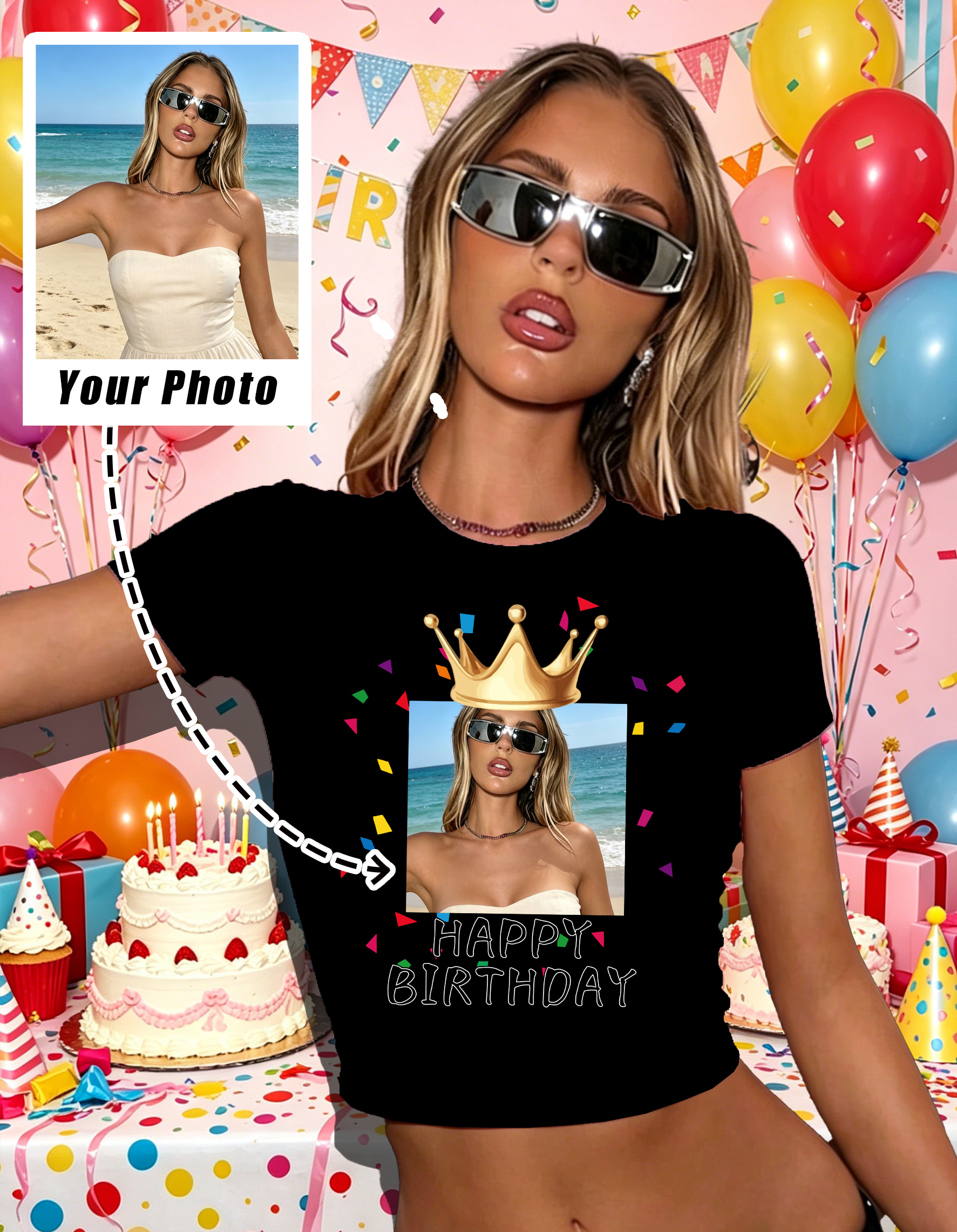 Custom Graphic Logo  Slim T Sh - Women'S Fashion Graphic Tees recensione e prezzo