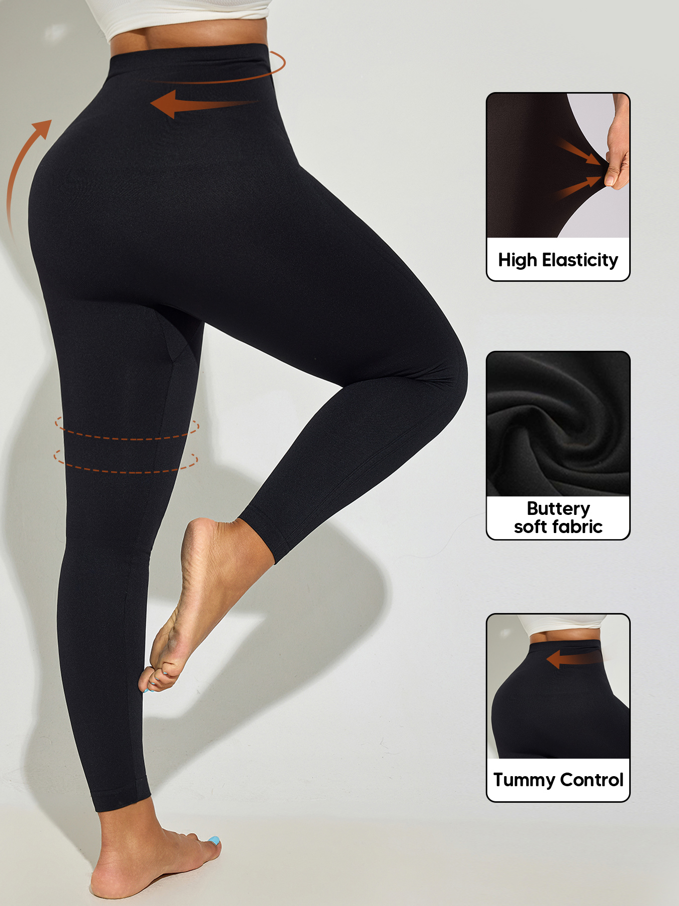 Plus Size Shapewear Anti Cellu - High Waist Leggings recensione e prezzo